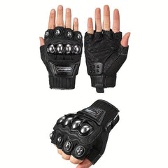 Steel Outdoor Knuckle Motorcycle Motorbike Safety Gloves