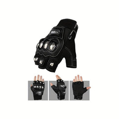 Steel Outdoor Knuckle Motorcycle Motorbike Safety Gloves