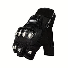 Steel Outdoor Knuckle Motorcycle Motorbike Safety Gloves