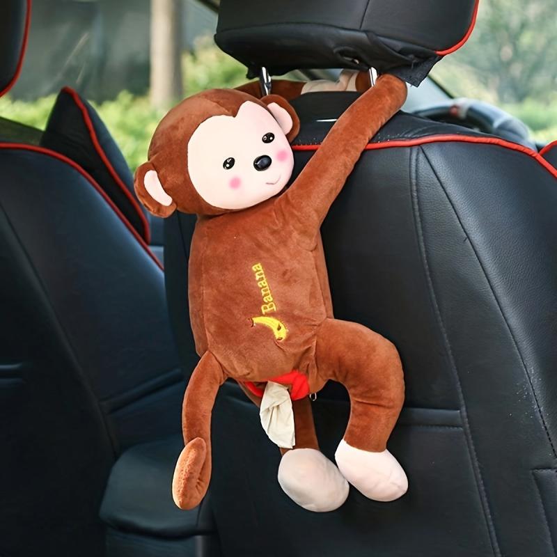 Creative Monkey Tissue Box Cartoon Paper Holder for Car Home Bathroom
