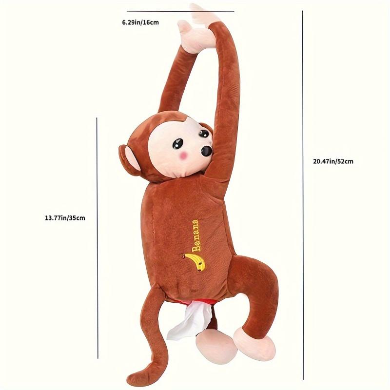 Creative Monkey Tissue Box Cartoon Paper Holder for Car Home Bathroom