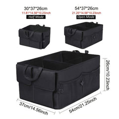 Car Trunk Organizer SUV Backseat Storage Waterproof Foldable Box
