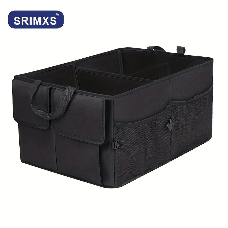 Car Trunk Organizer SUV Backseat Storage Waterproof Foldable Box