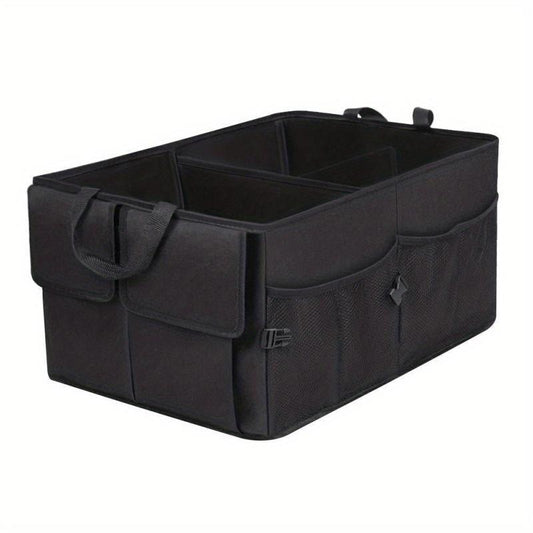 Car Trunk Organizer SUV Backseat Storage Waterproof Foldable Box