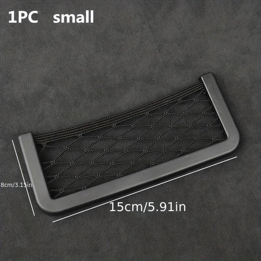 Car Storage Bag Net Pocket Hanging Ornament for Phone Change Card