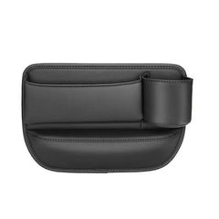 Car Faux Leather Seat Gap Storage Box Cup Holder Auto Center Console