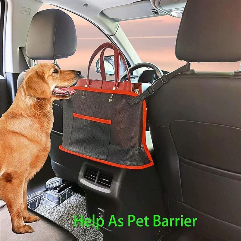 Net Pocket Handbag Holder Car Storage Organizer Between Front Seats