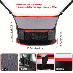 Net Pocket Handbag Holder Car Storage Organizer Between Front Seats