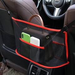 Net Pocket Handbag Holder Car Storage Organizer Between Front Seats