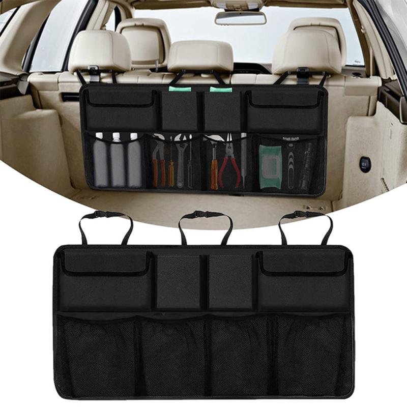 Universal Car Trunk Bag Organizer Large Capacity Cargo Mesh Pocket
