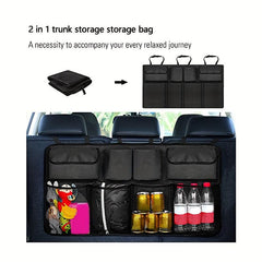 Universal Car Trunk Bag Organizer Large Capacity Cargo Mesh Pocket