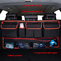  Auto Car SUV Organizer Trunk Back Seat Storage Bag