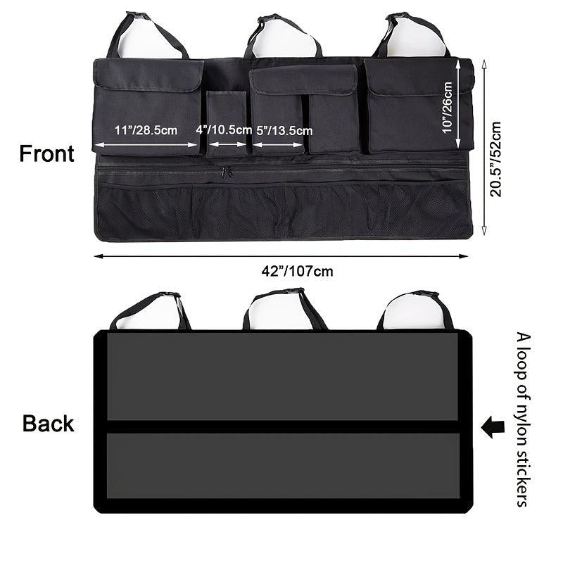  Auto Car SUV Organizer Trunk Back Seat Storage Bag