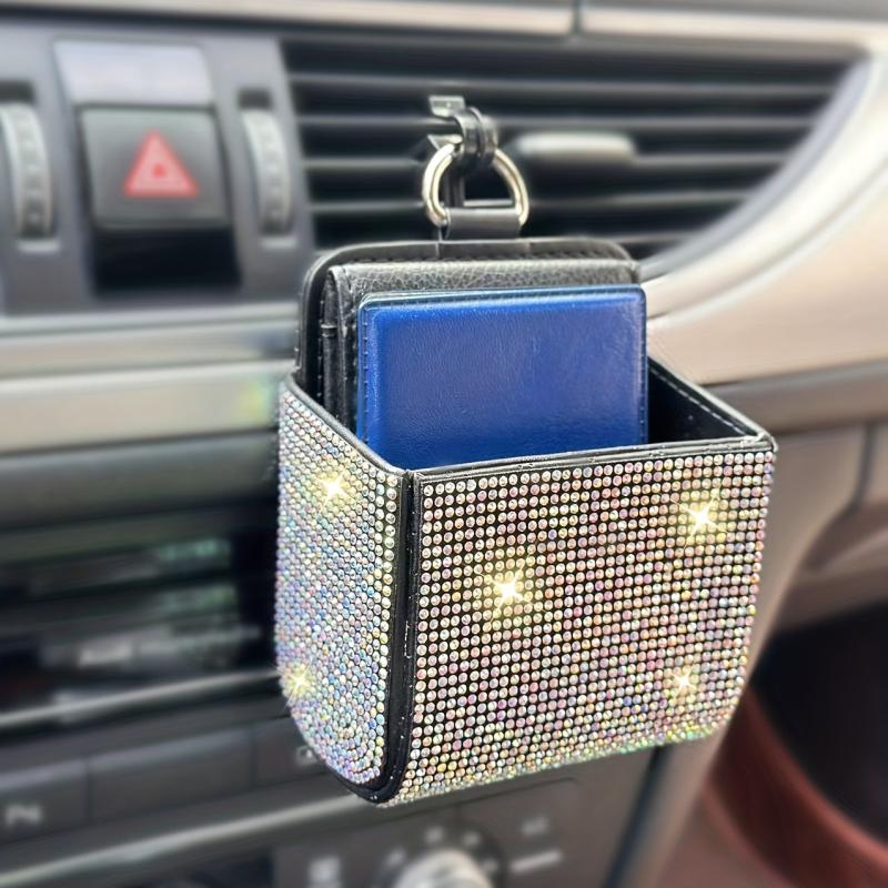 Car Interior Storage Bag Organizes Phone Documents & Supplies