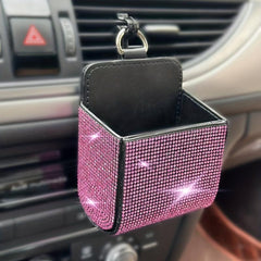 Car Interior Storage Bag Organizes Phone Documents & Supplies