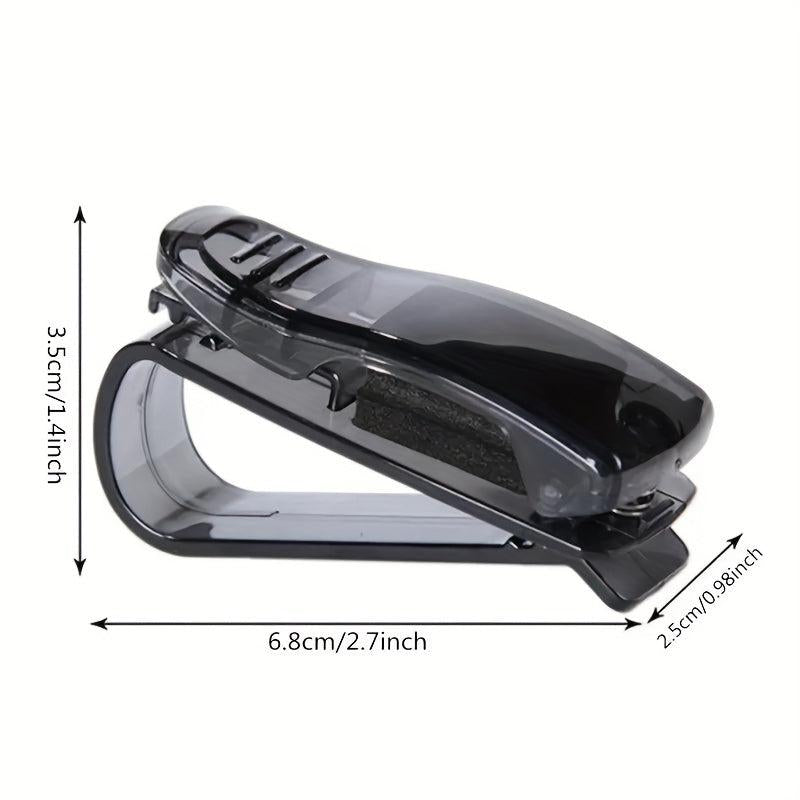 2pcs Car S shaped Glasses Holder Car Glasses Storage Rack