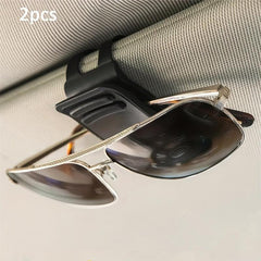2pcs Car S shaped Glasses Holder Car Glasses Storage Rack