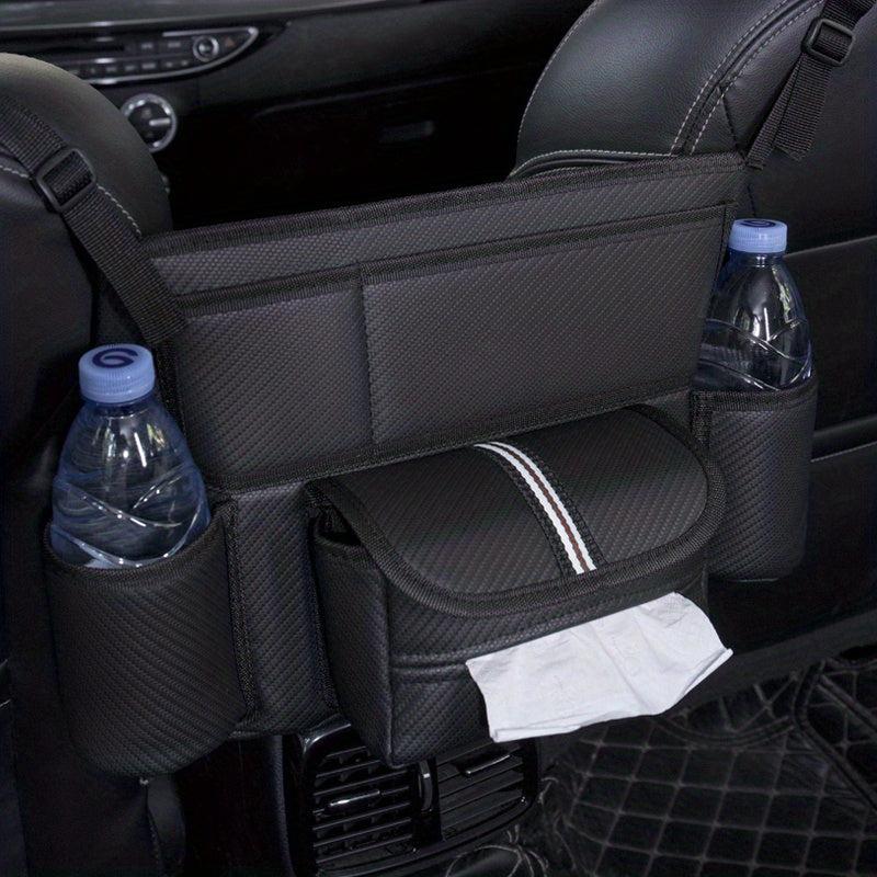 Car Storage Hanging Bag Car Tissue Box Armrest Organizers Pocket