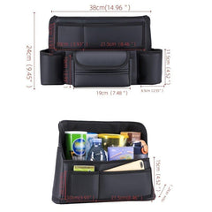 Car Storage Hanging Bag Car Tissue Box Armrest Organizers Pocket