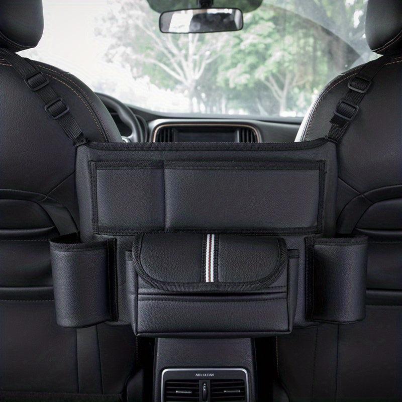 Car Storage Hanging Bag Car Tissue Box Armrest Organizers Pocket