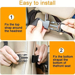 Car Back Seat Organizer with 9 Storage Pockets Waterproof Durable