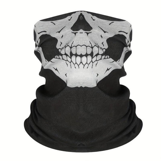 Skull Face Mask Neck Scarf Ghost Skeleton Biker Masks Outdoor Breathable