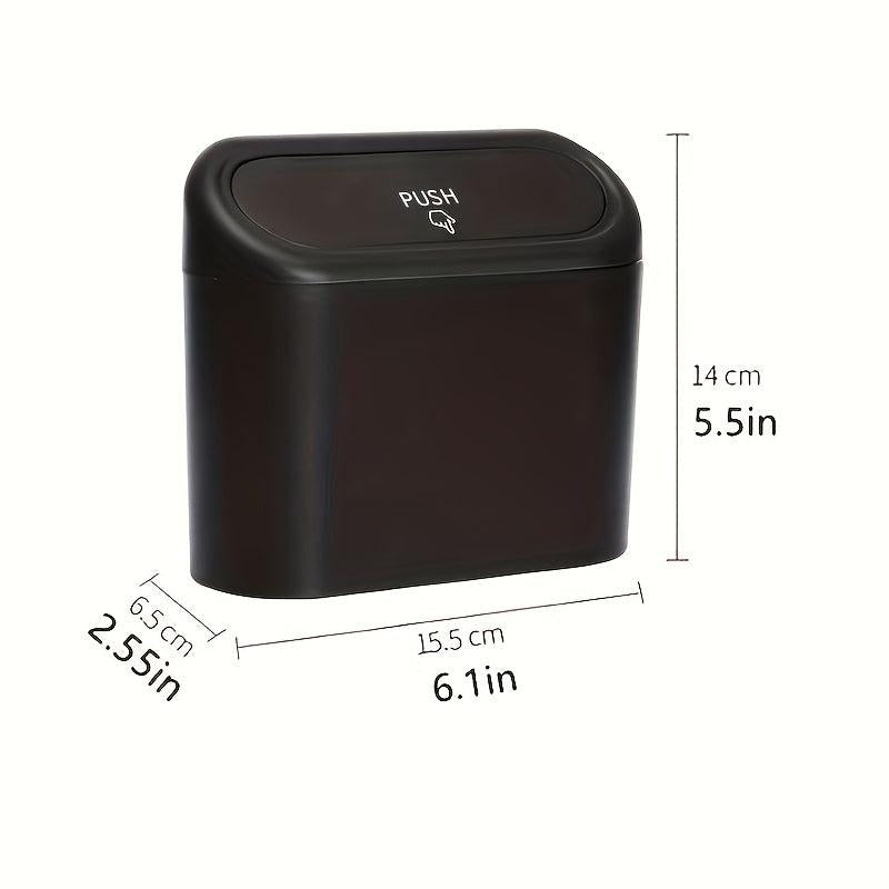 Car Trash Can Mini Garbage Bin Car Storage Box Car Organizer