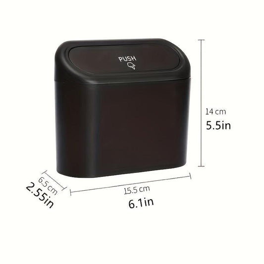 Car Trash Can Mini Garbage Bin Car Storage Box Car Organizer