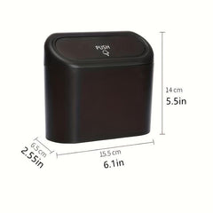Car Trash Can Mini Garbage Bin Car Storage Box Car Organizer