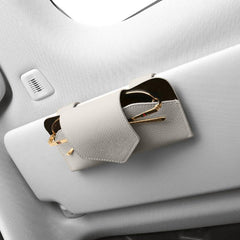 Car Glasses Case Sun Visor Holder Sunglasses Clip Ticket Card Universal