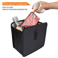 Car Hanging Trash Can Waterproof Litter Garbage Organizer