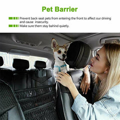 Car Net Organizer Standard With Pockets Front Seat Dog Barrier Three Layers