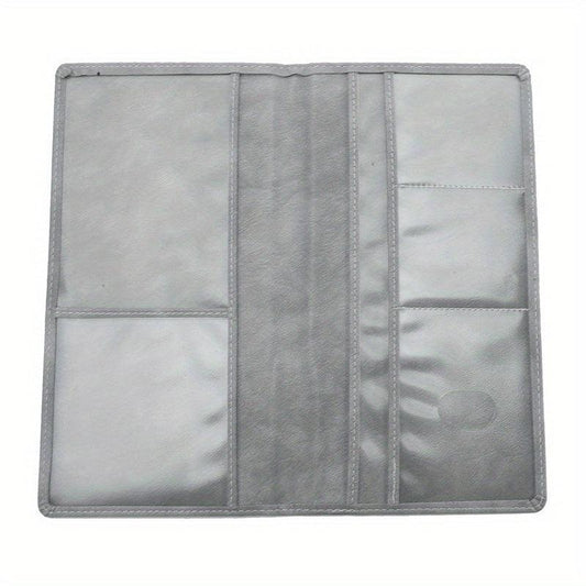 Car Registration & Insurance Card Holder PU Leather Organizer