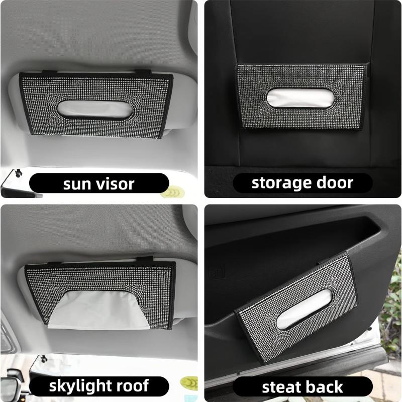 Glitter Sunscreen Tissue Box Crystal Tissue Bag