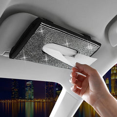 Glitter Sunscreen Tissue Box Crystal Tissue Bag