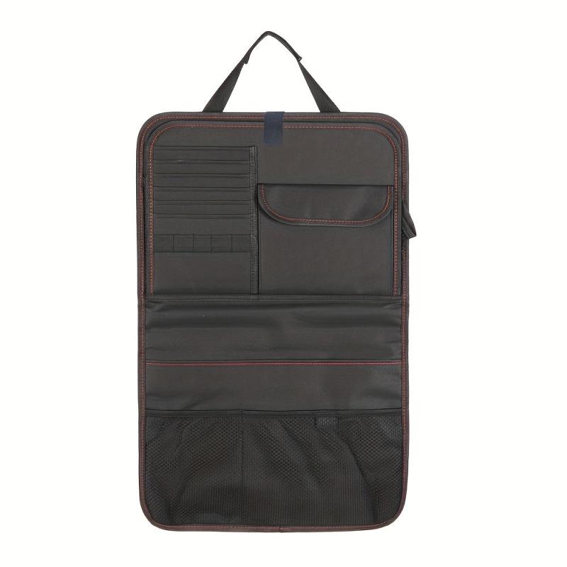 1pc Car Seat Back Storage Bag Oxford Cloth Storage Box