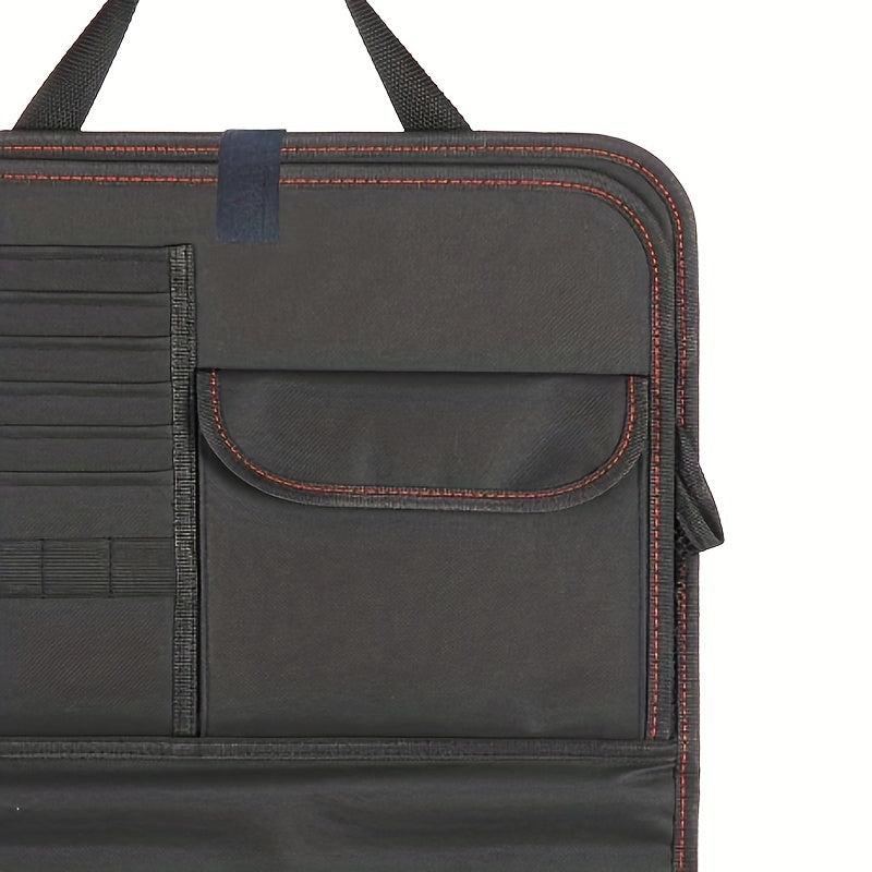 1pc Car Seat Back Storage Bag Oxford Cloth Storage Box
