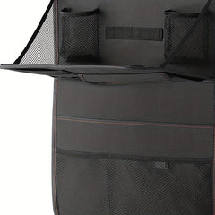 1pc Car Seat Back Storage Bag Oxford Cloth Storage Box