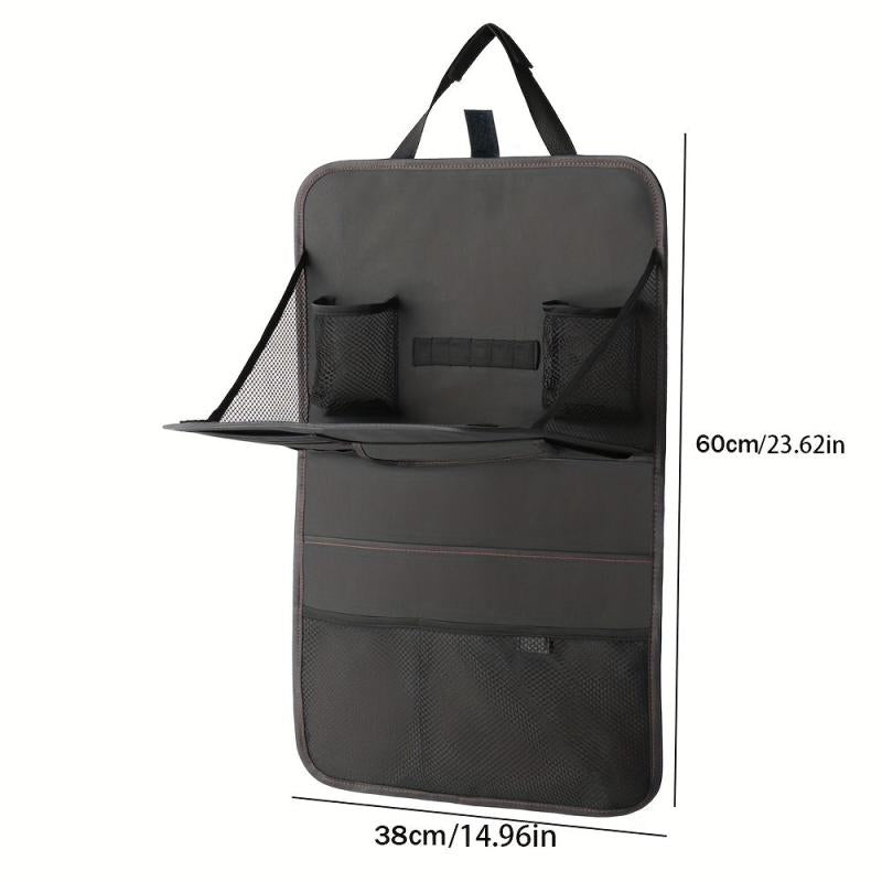 1pc Car Seat Back Storage Bag Oxford Cloth Storage Box