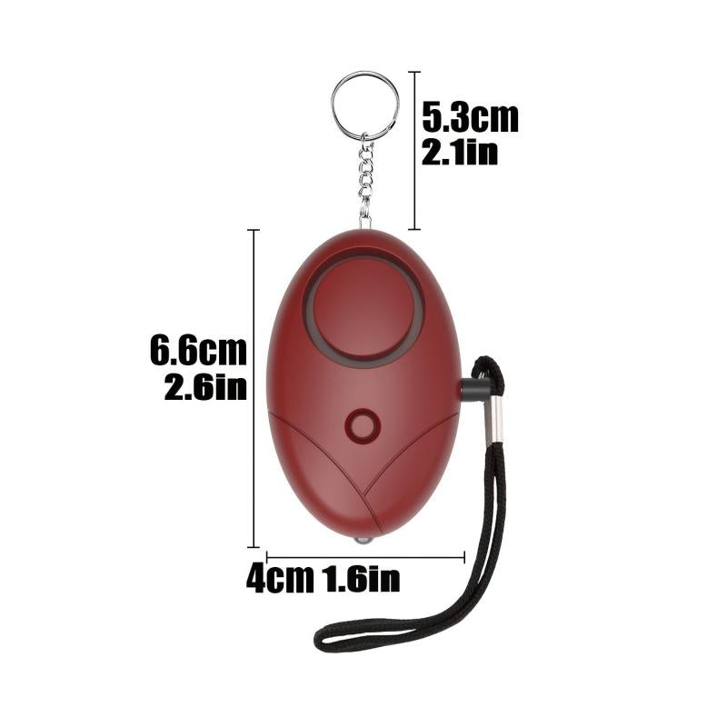 Personal Security Sound Alarm 1 Pack Keychain LED Light