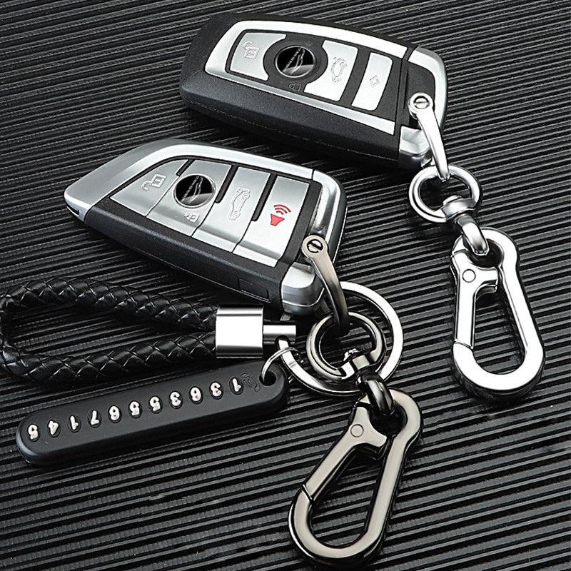 Anti Lost Car Keychain Phone Card Keyring Rope Auto Key Chain Holder