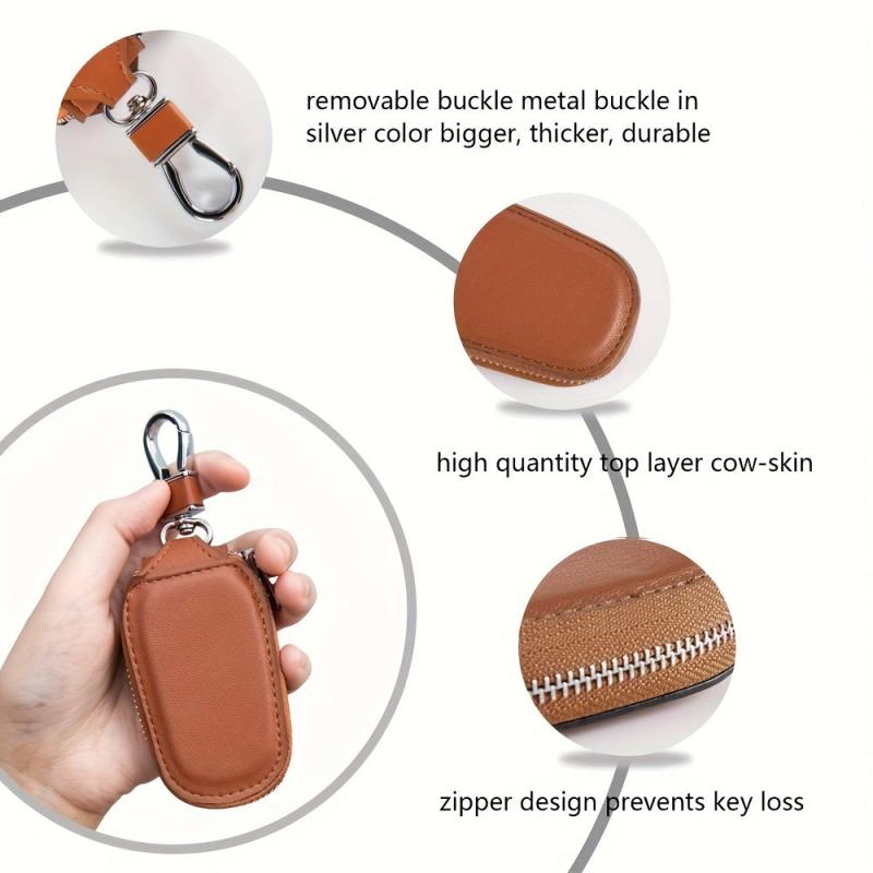Universal Brown Car Key Fob Cover Case Protector