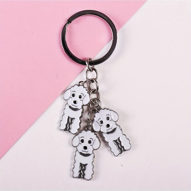 Adorable Poodle Key Chain Dog Lover Gift
