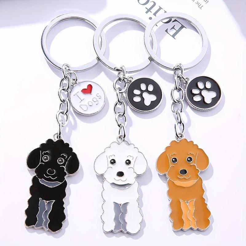Adorable Poodle Key Chain Dog Lover Gift