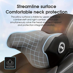 1pc High Car Headrest Memory Foam Pillow Four Seasons General Car Neck Pillow