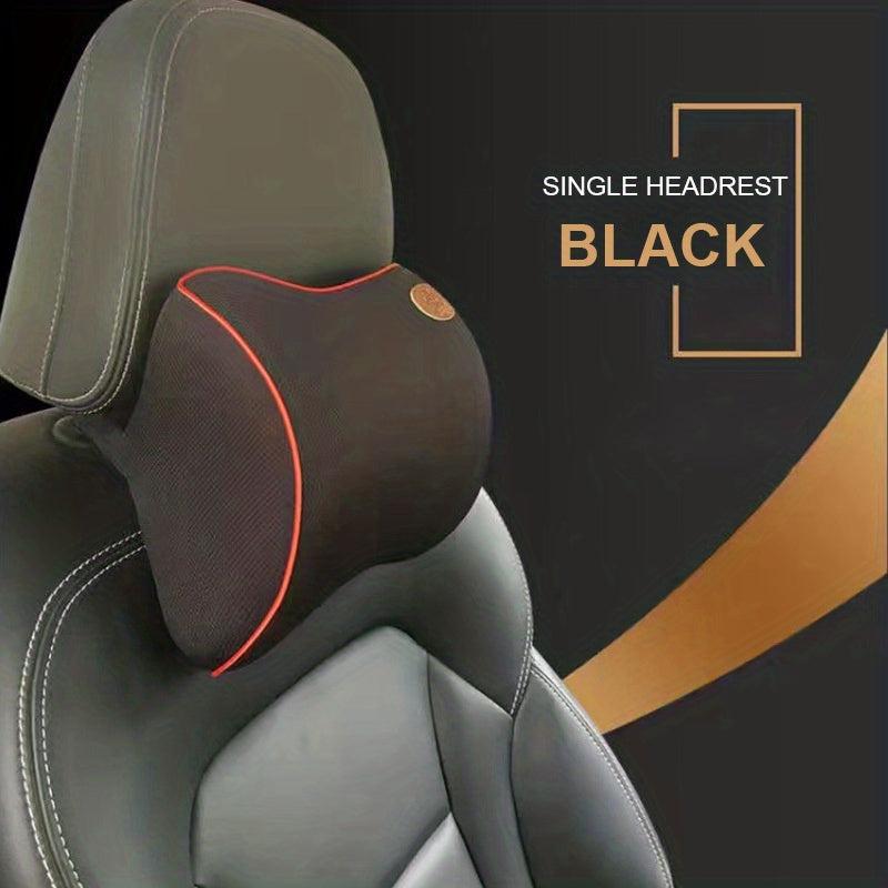 Car Headrest Lumbar Pillow Set Memory Foam Support