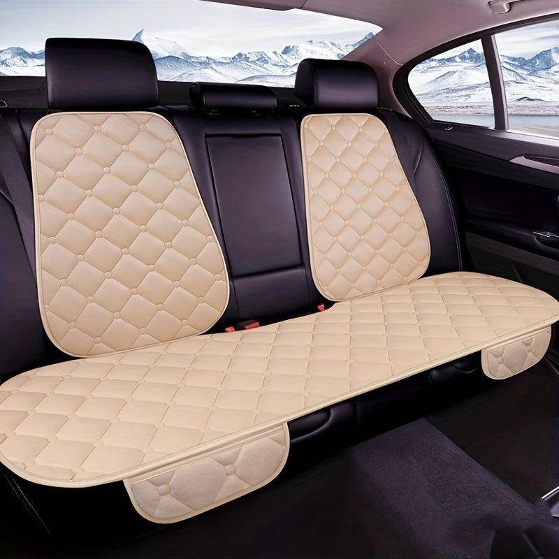 Plush Car Seat Cover Rear Cushion Breathable Protector Mat Pad Universal