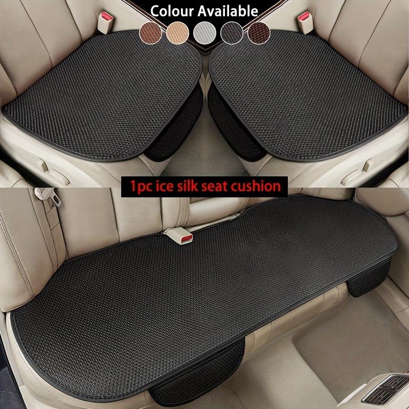 1pc Summer Ice Silk Car Seat Covers Non-slip Breathable Cushion