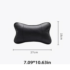 Leather Car Headrest Pillow for Ultimate Driving Comfort