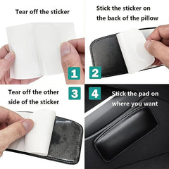Car Center Console Cushion Pad Soft Leather Auto Armrest Cover